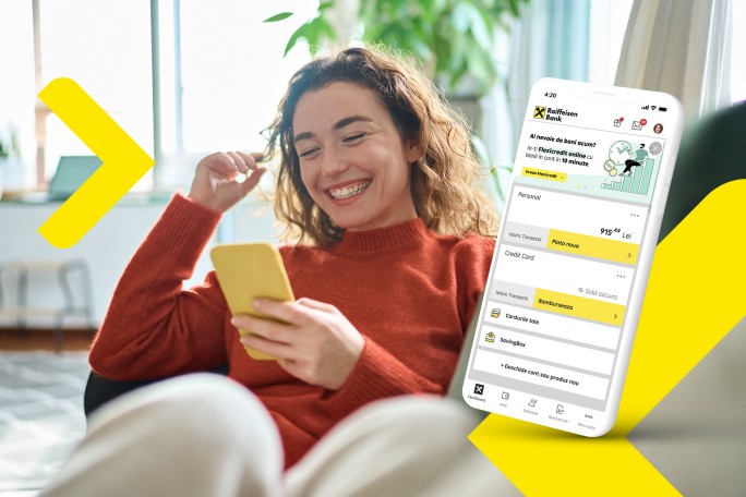 Cont curent in aplicatia de mobile banking
